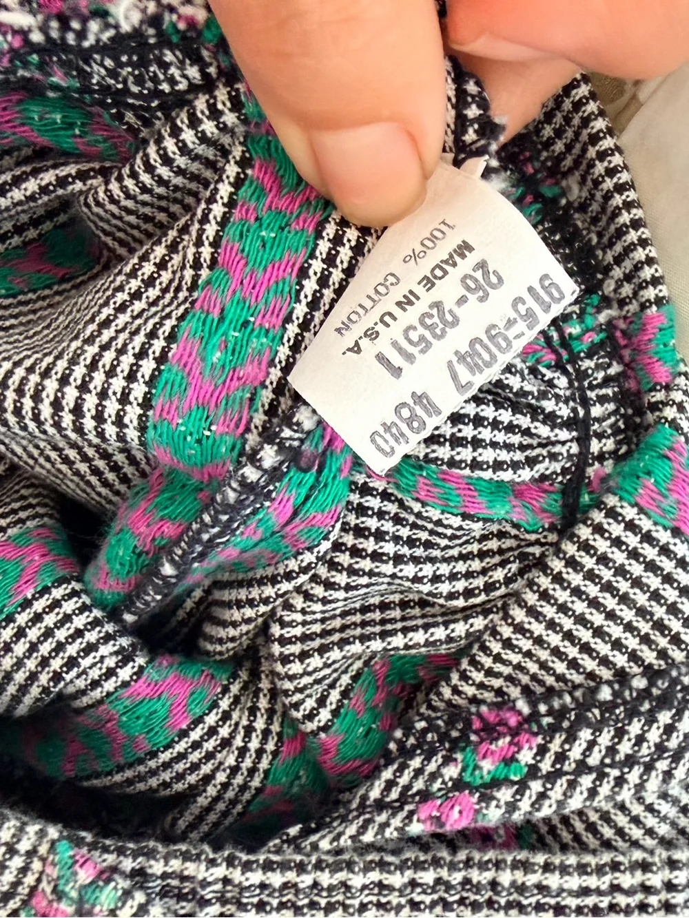 OshKosh B'gosh  rare carrousel Black Gingham Overall Dress VTG y2k